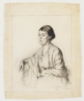 KT 2335
<br/>
Portret van de schilderes Coba Ritsema
<br/>
<em>Woutersen van Doesburgh, Elsa Louisa Hannelina (1875-1957)</em>